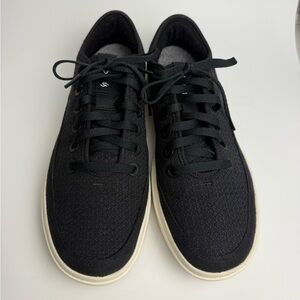 Allbirds Wool Piper WP2 Shoes Mens Size 11 Black Wool Lace Up Comfort Sneakers